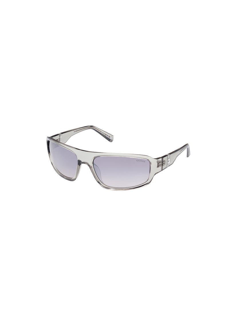 GUESS Men's UV Protection Rectangular Sunglasses - GU0008020C62 - Lens Size: 62 Mm - Image 1